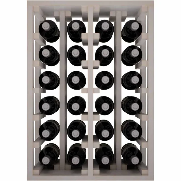 Winerex VITO - 24 bottles - pine wood white stained