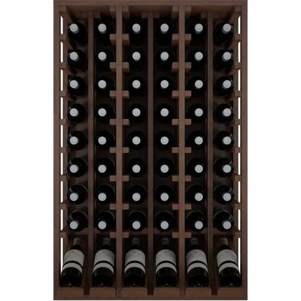 Winerex ISADRE - 48 flaschen - Kiefernholz schwarz gebeizt