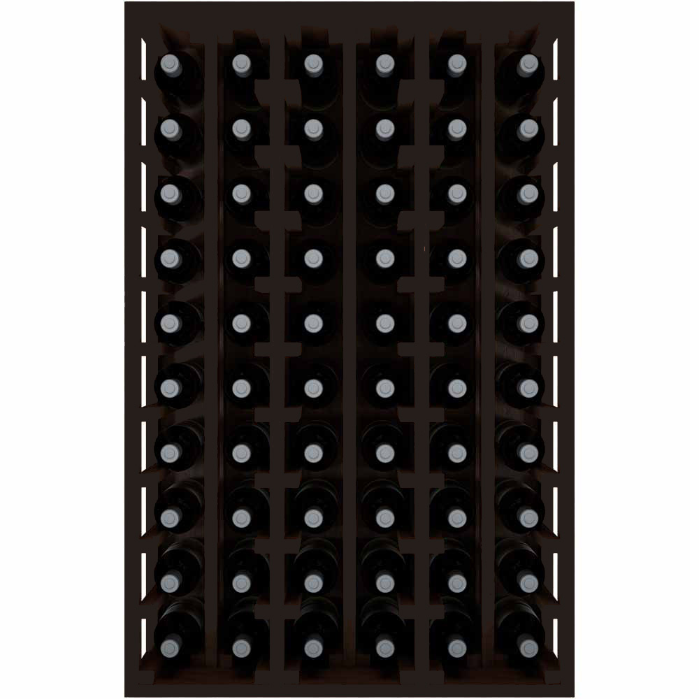 Winerex DESI - 60 bottles - pine wood black stained