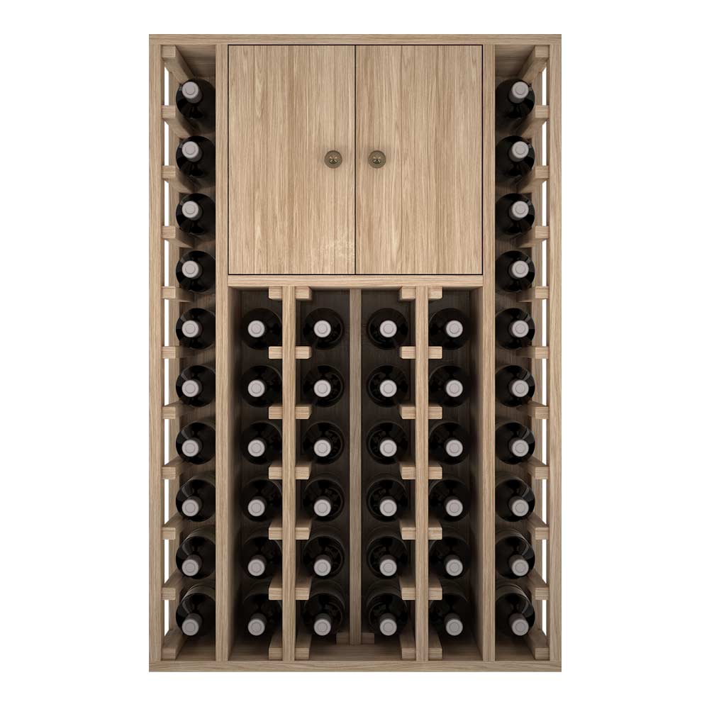 Winerex EFREN - 44 bottles + Cupboard on top - oak