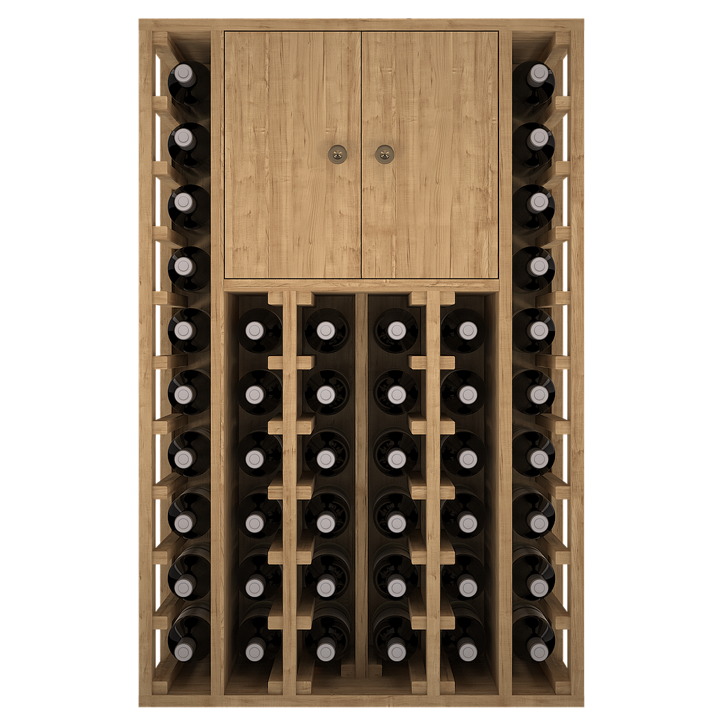 Winerex EFREN - 44 bottles + Cupboard on top - pine