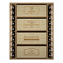 Winerex FERMIN - for 4 wine boxes and 20 bottles - pine