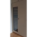 Pevino Majestic 101 bottles - dual zone - kitchen door - stainless steel trim