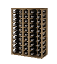 Winerex CANEDO - 50 bottles - Champagne/Magnum - pine wood brown stained