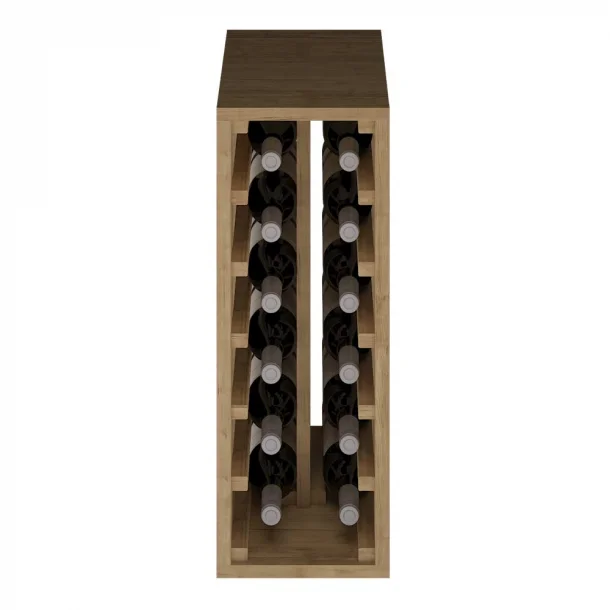 Winerex - Aleta - 12 bottles - pine wood black stained