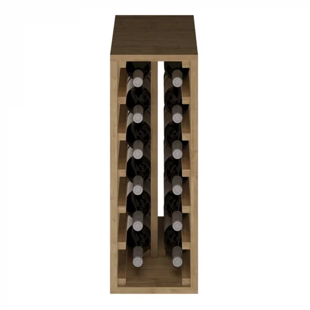 Winerex ALETA - 12 bottles - pine wood black stained