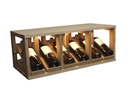 Winerex BLANCA - 6 bottles - pine wood black stained