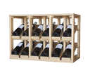 Winerex MATIAS - 12 bottles - pine wood black stained