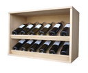 Winerex FELIPE - 12 bottles - pine wood brown stained