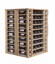 Winerex LIGIA - 103 bottles - extendable shelves - pine wood brown stained