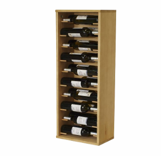 Winerex PEDRO - 20 bottles - pine wood brown stained