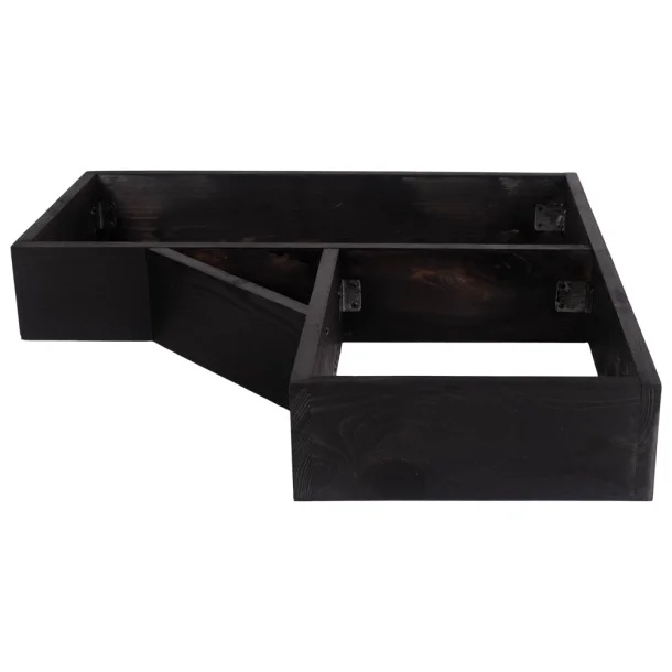 Caverack Base corner module - black