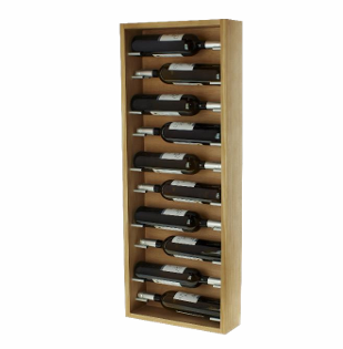 Winerex MIGUEL - 10 bottles - pine wood black stained