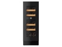 Pevino Noble 16 bottles - 2 zone - black glass front