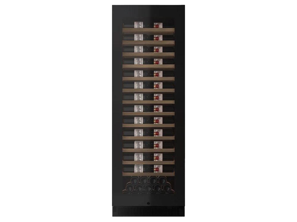 Pevino Majestic 119 bottles - 1 zones - black glass front