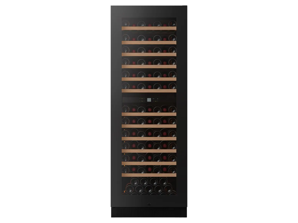 Pevino Noble 123 Flaschen - 2 Zonen - Schwarze Glasfront