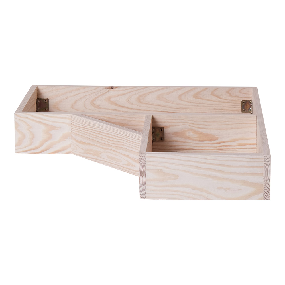 Caverack Base corner module - pine