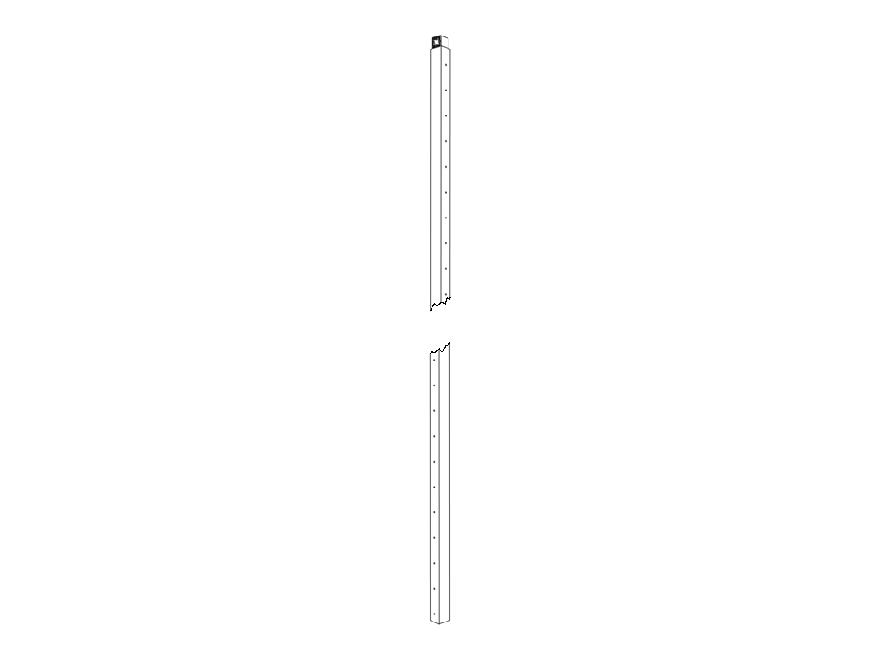 Xi Presenter Zwischen-Standrohr 1265 mm