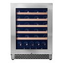 Pevino Majestic NG 46 bottles - 1 zone - stainless steel front - wood trim