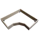 Winerex adjustable base - DIA corner module - oak
