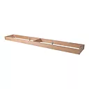 Winerex adjustable base - 2 modules 136 cm - pine wood white stained