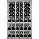 Winerex FELIX - 36 bottles - pine wood white stained