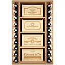 Winerex CASI - 20 bottles - pine wood white stained