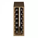 Winerex - Aleta - 12 Flaschen - Kiefernholz braun gebeizt