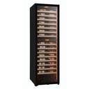 Pevino MS Noble 152 bottles - metal shelves with wood front - 2 zone - black