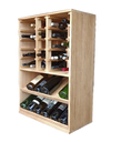 Winerex PABLO - 37 bottles - Champagne/Magnum - pine wood black stained