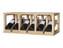 Winerex DIEGO - 6 bottles - pine wood black stained