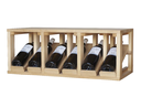 Winerex DIEGO - 6 bottles - pine wood white stained