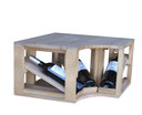 Winerex - DOMINGO - 3 bottles - pine wood white stained