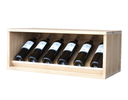 Winerex ELENA - 6 bottles - pine wood white stained