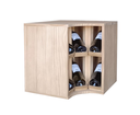 Winerex GLORIA - 6 bottles - pine wood white stained