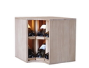 Winerex JORGE - 6 bottles - pine wood white stained