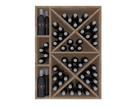 Winerex LORENZO - 66 bottles - pine wood white stained