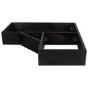 Caverack Base corner module - black