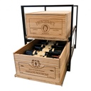 Bordeaux -  Modulares Weinkistenlagersystem
