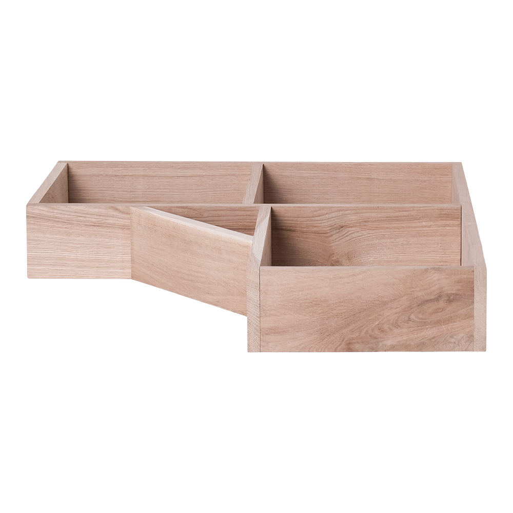 Caverack Base corner module - oak