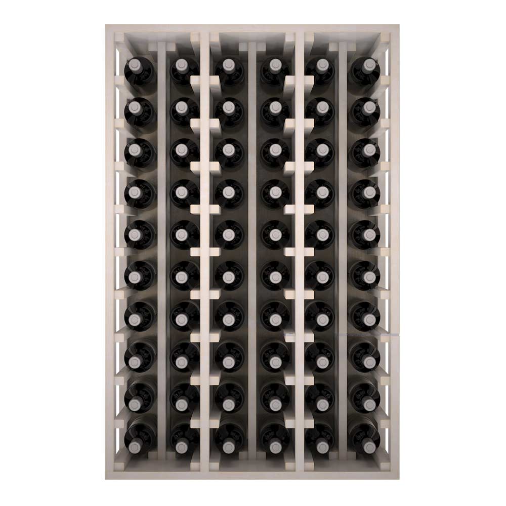 Winerex DESI - 60 bottles - pine wood white stained