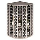 Winerex DELFO - 44 bottles + corner module - pine wood white stained