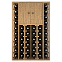 Winerex EFREN - 44 bottles + Cupboard on top - pine