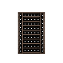 Winerex FAUSTA - 65 bottles + extendable shelves - pine wood brown stained
