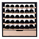 Caverack - CLEO - 30 bottles + drawer - oak wood black stained