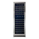 Pevino Majestic 150 bottles - 2 zones - stainless steel front - stainless steel trim